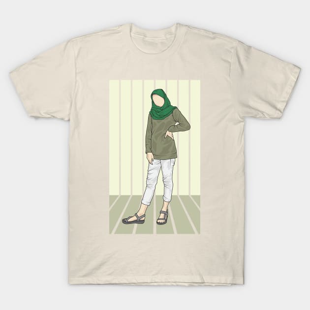 Green Adventure Sun Collection T-Shirt by crissbahari